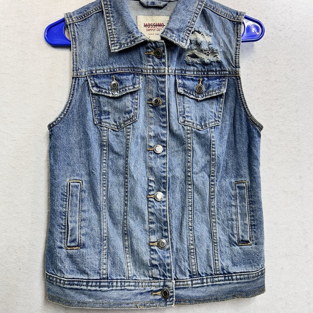 Mossimo Y2K Denim Jacket Sleeveless S